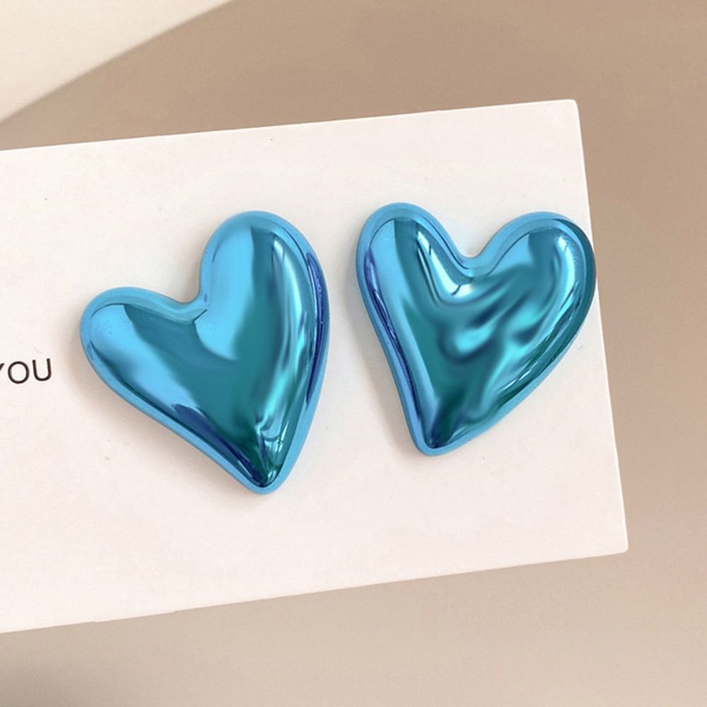 Серьги в форме сердца Акриловые серьги-подвески Модные серьги-гвоздики для девочек