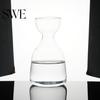 Hydroponic Plant Propagation Jar Glass Vase, Clear Artistic Container, Avocado Contemporary Holder Vase Desktop Decoration Ideal Gift for Gardeners