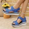 Fashion Women's Shoes Summer 2024 Comfort Casual Sport Sandals Women Beach Wedge Women Platform Sandals Roman Sandals Plus Size