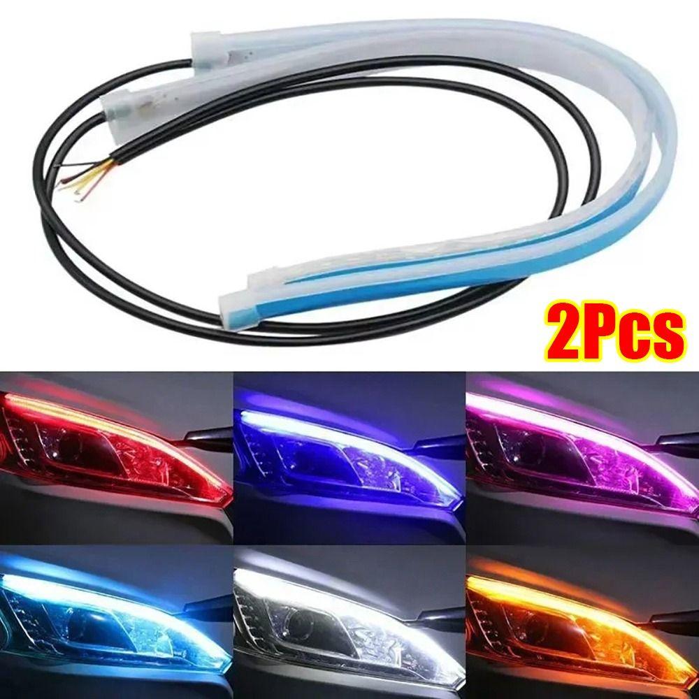 1/2 шт. 30 см светодиодная лента ДХО RGB указатель поворота прочные автомобильные фары