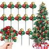 1PC Plastic Garland Christmas Decorations Durable Christmas Ball Ornaments Holiday Decoration Supplies 2 Styles