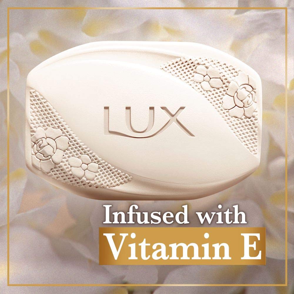 Lux Glow Jasmine And Vitamin E Beauty Soap For Glowing Soft Skin 5X100g Offer Pack