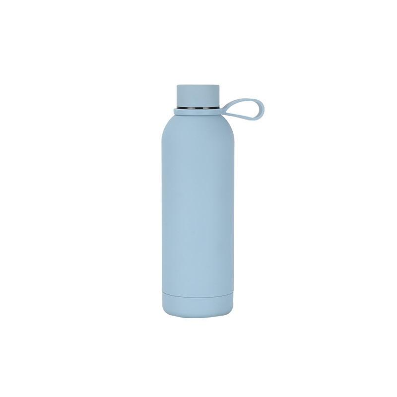 Stainless Steel USA Style Small Mouth Bottle Outdoor Sports Portable Thermos Cup Lifting Ring Water Bottle