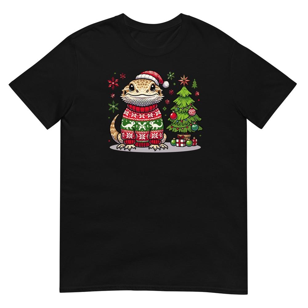 Bearded Dragon Shirt Christmas Xmas Unisex T-Shirt