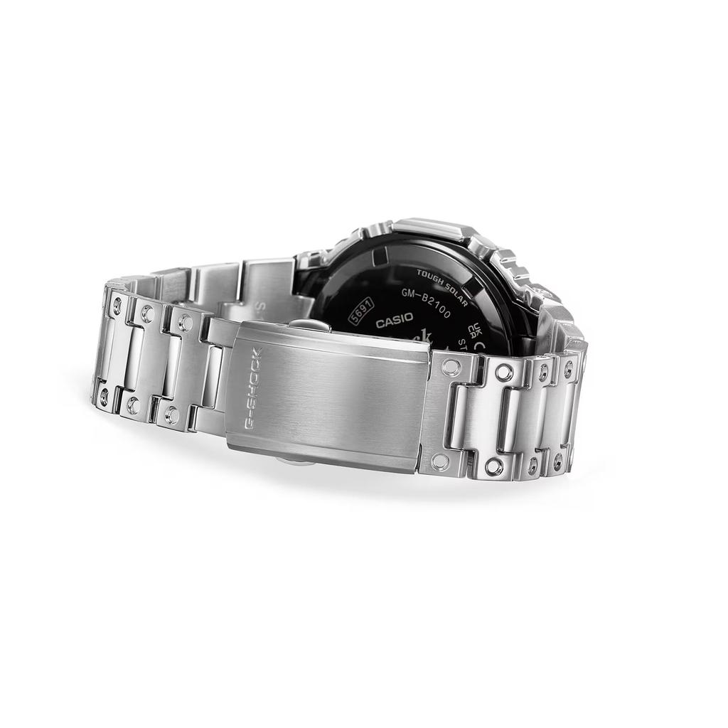 Полностью металлические часы, модель Tough Silver, импортированная из-за рубежа [Casio] G-Shock Bluetooth, на солнечных батареях, GM-B2100SD-1A, Мужские, (Тот же GM-B2100SD-1AJF),