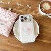 Кавайный Чехол-Бампер для iPhone 15 16 17 Pro Max с Зайчиком, Медведем, Сердечком, Блестками, Звездой, Прозрачный, INS Милый, Большое Окно, Ударопрочный