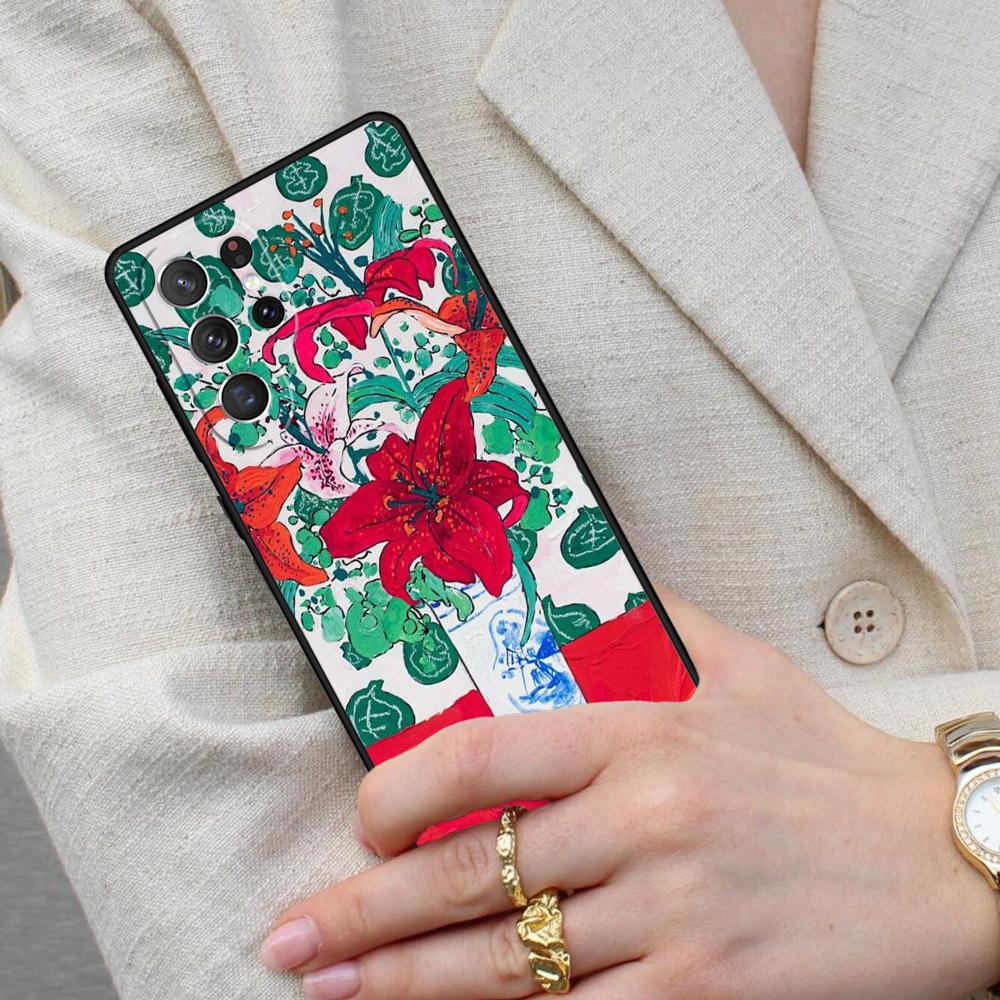 Henri Matisse Art Painting SOFT Cell Phone Case for Samsung Galaxy S26 Ultra S25 S24 S23 S22 S21 S20 Note10 Cover