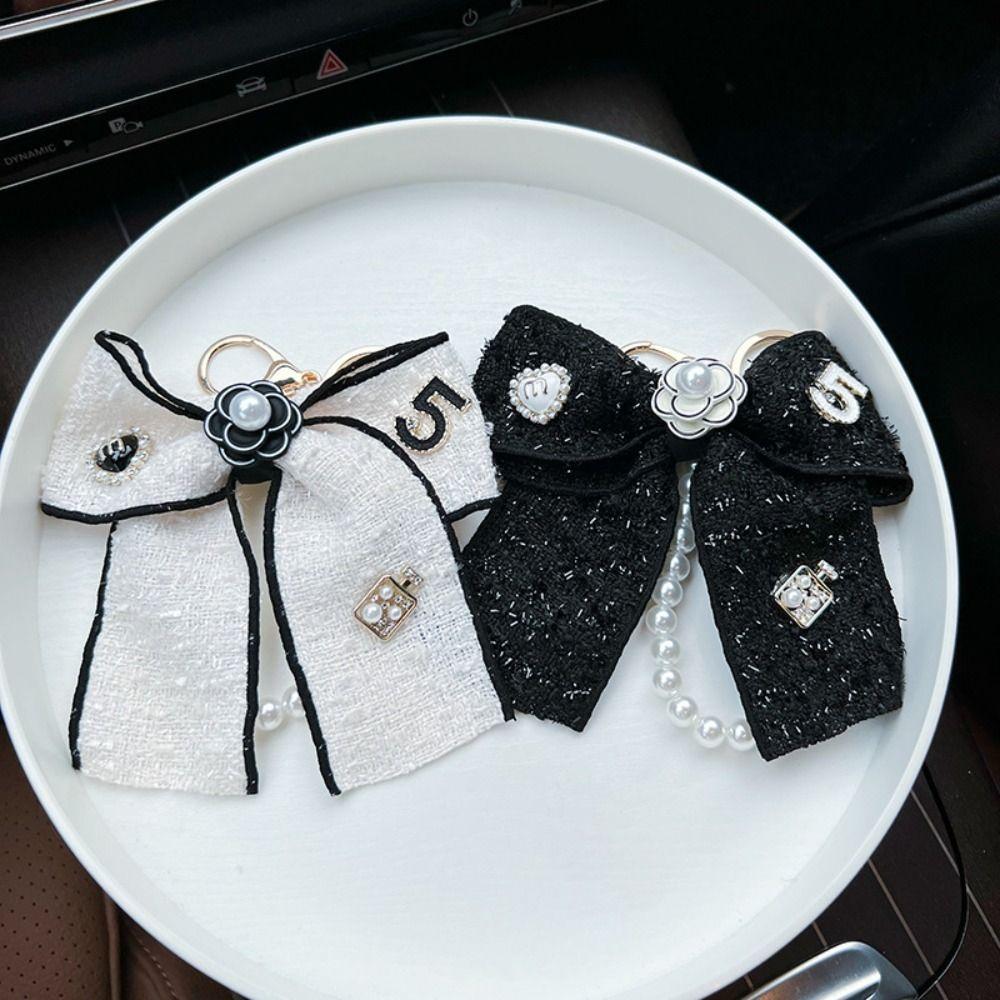 Брелок в корейском стиле с бантиком-бабочкой Кавайный подвес для сумки Модный брелок для автомобиля Вечеринка