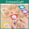 Wooden Emotional Expression Matching Ball Learning Toy Children Play Interactive