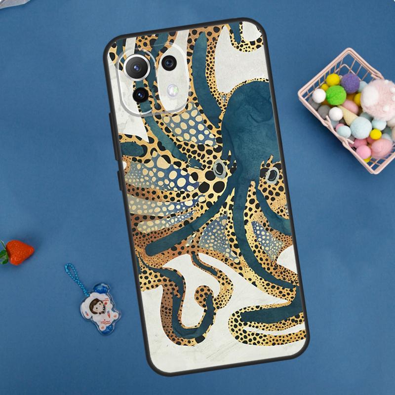 Marine Life Ocean Octopus Case For POCO F5 X3 X5 Pro X4 F4 GT C40 M5s F3 Cover For Xiaomi 13 12 Lite 12T 11T Pro 12X