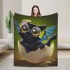 Trollhunters Tales Of Arcadia Blankets  Travel Flannel Throw Blanket For Couch Chair Sofa Bed Warm Soft Bedspread Birthday Gift
