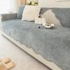 Короткая плюшевая диванная подушка для гостиной, нескользящее полотенце для дивана, коврик для дивана, чехол для углового дивана, покрывало для сиденья, защитные чехлы для дома
