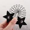 Rhinestone U Shape Hair Styling Comb Star Spring Hair Comb Fashion Fixed Combs  Girls