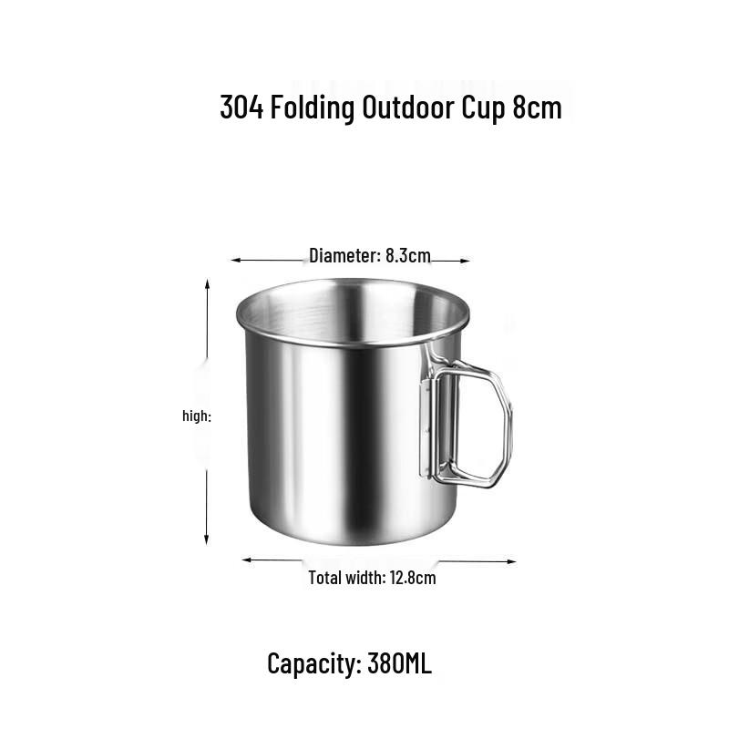 TLXT Portable Folding Camping Mug