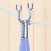 Штанга для одежды из нержавеющей стали U-образная вилка выдвижная телескопическая штанга крючок для подвешивания одежды с большой грузоподъемностью складная вешалка для одежды