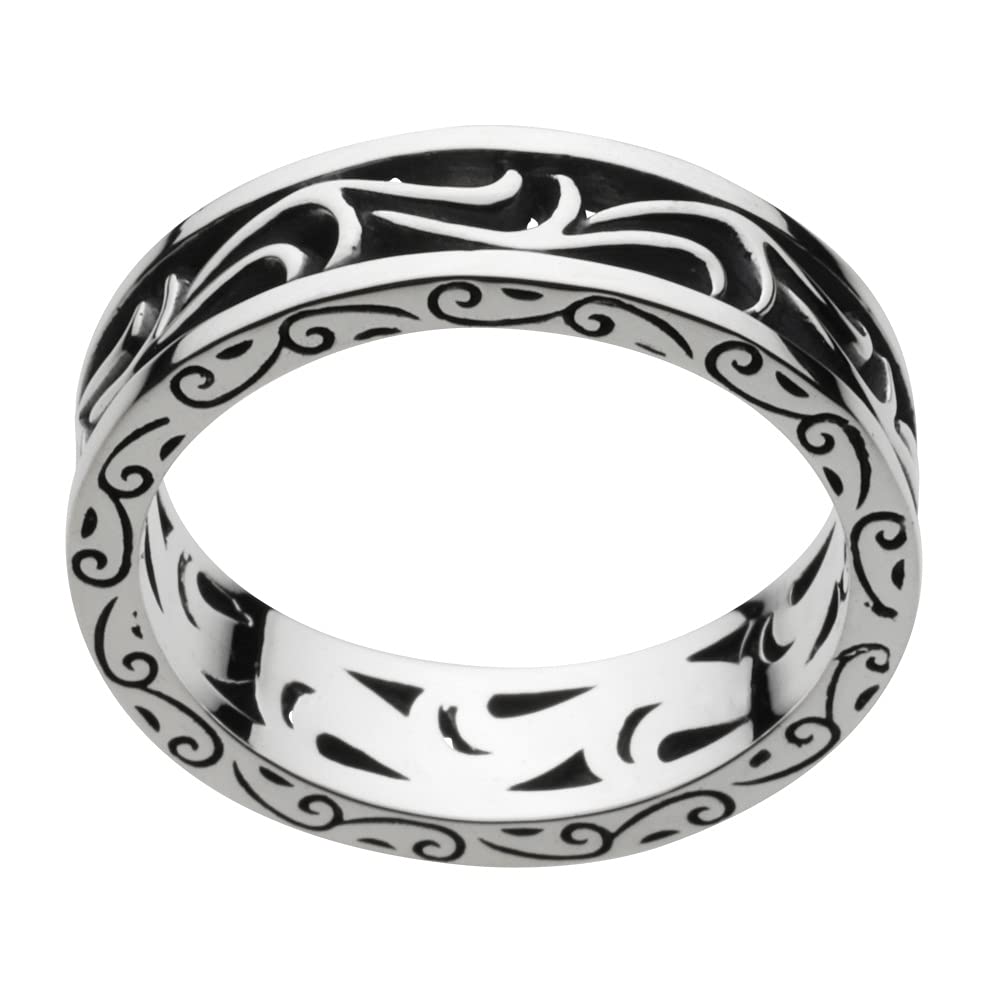 Кольцо «Арабески» из серебра 925 пробы fr0197 27 [Figmart] [Серебряные аксессуары] №