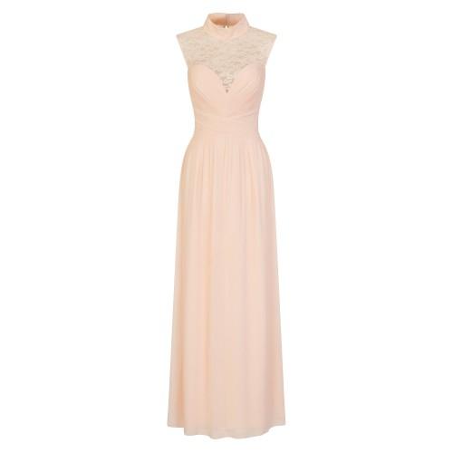 Little Mistress Womens/Ladies Lace Yoke Maxi Dress