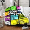 1pc Blanket My Singing Monsters Print Design, Lightweight Blanket for Sofa, Bed- Soft &Warm, Gift for All Seasons like Christmas, Halloween