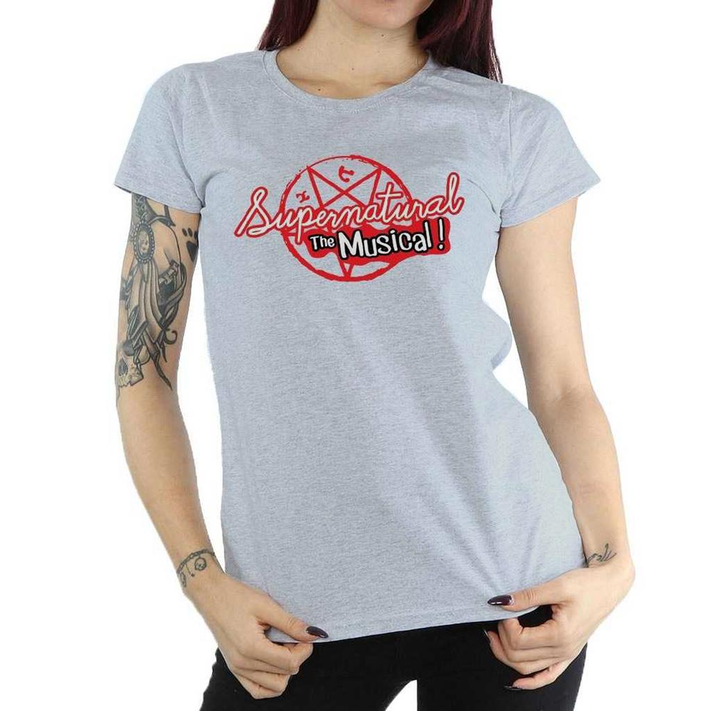 Supernatural Womens/Ladies The Musical Cotton T-Shirt