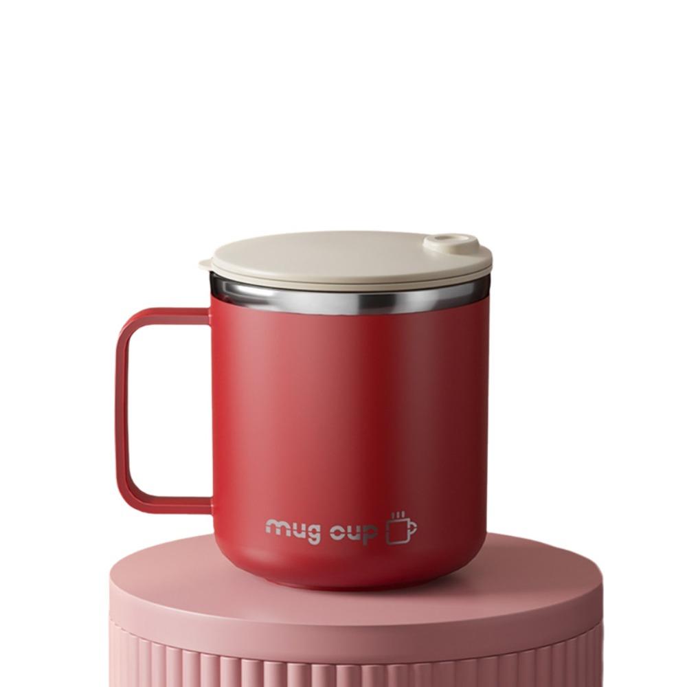304 Stainless Steel Coffee Cup Sliding Cover Design Tumbler Household Drinking Cup  Student