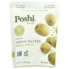 poshi Snack, Premium Green Olives, Basil & Garlic, 1.1 Oz (30 G)