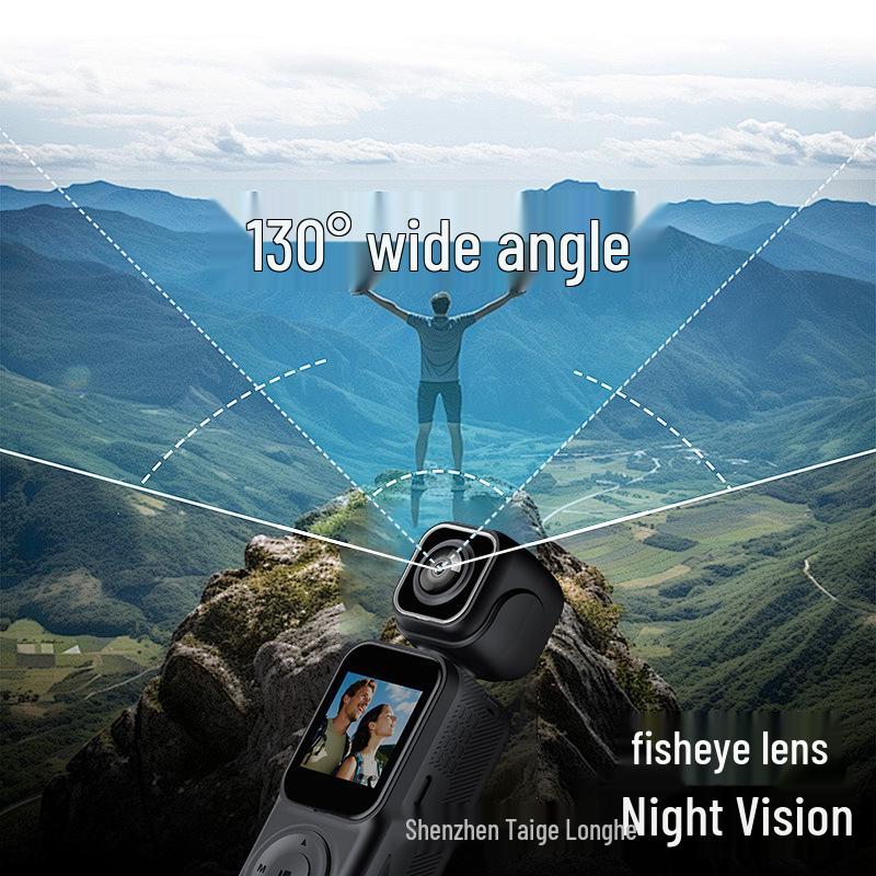 Q3 4K Dual-Recording Wide-Angle Outdoor Sports Camera with WiFi