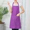 Unisex Apron Apron Long-lasting Work with Pockets Adjustable Straps Cooking Apron for Grill