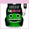 Стильный 16-дюймовый рюкзак Garten Of Banban для студентов, прочный ПВХ материал