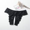 XL XXL 4XL Ladies Transparent Sexy Open Crotch Panties Lace Briefs Women Crotchless Erotic Thong Sexy Lingerie Panties