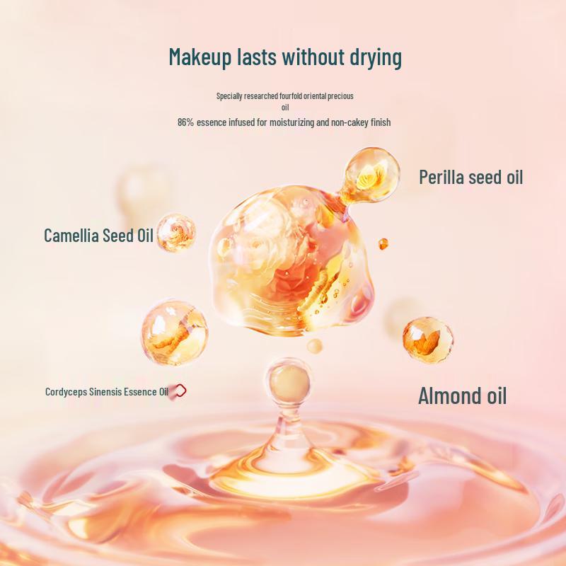 Huaxizi Увлажняющая тональная основа с экстрактом нефрита, стойкая