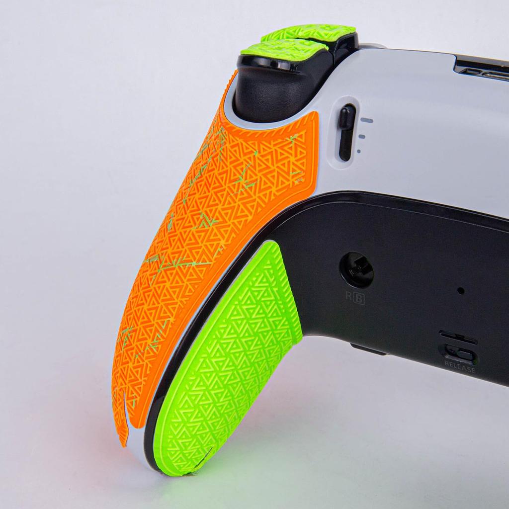 TALONGAMES PS5 DualSense Edge Controller Grip Elite with Enhanced Grip and Button Colorful Innovative No Grip Sticker Skin Kit for PlayStation 5