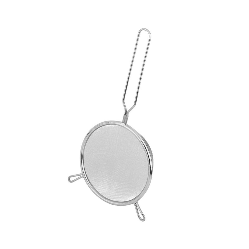 Ручка Сито с мелкой сеткой Сито из нержавеющей стали Прочное сито для муки Кухонные инструменты
