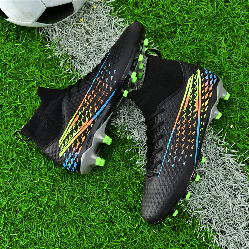 Football Shoes 32-46 Boys Football Shoes Outdoor Men's Men's Nail Sports Football Boots Hobnail Soccer Boots