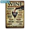 [SQ-DGLZ]Hot THIS WINE Metal Sign Vintage Metal Plates Cafe Pub Club Home Wall Decor Tin Signs Retro Plaque