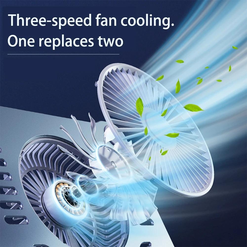 Laptop Stand With Cooling Fan Aluminum Alloy For 11-16 Inch All Gaming Computer