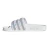 adidas Оригинальные ADILETTE Подошва из композитного материала Кристальные Нескользящие Шлепанцы Женские Белые EE4810