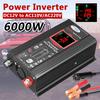 6000W Solar Power Inverter LCD Display 12V To 110V/220V USB Modified Sine Wave Voltage Transformer Car Adapter Charge Converter