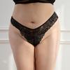 Women's Underwear Sexy Sporty Low Waisted Traceless Lace Thong Large Size T-pants