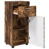 Bathroom Cabinet Set TULUM Smoked Oak 37 x 31.5 x 82 cm