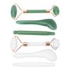 Jadestone Roller for Face Dual Head Roller Manual Facial Skin Massager Scraping Board Set for Aging 