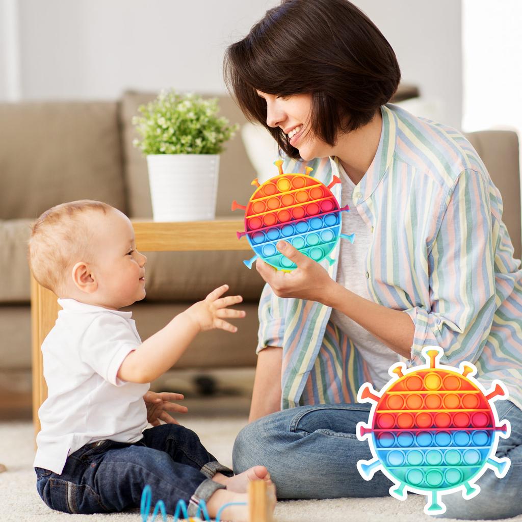 Сенсорные игрушки с пузырьками-снятие стресса, силиконовые игрушки для снятия давления