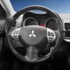 Suitable for Mitsubishi Carbon Fiber Texture Steering Wheel Cover with Segmented Quick-Release Design Triton L200 XpanRvr Xf