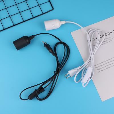 Eu US Plug 1.8M шнур питания кабели E27 основание лампы держатель с выключателем провод для подвесных светодиодных лампочек приспособление подвесной светильник гнездо