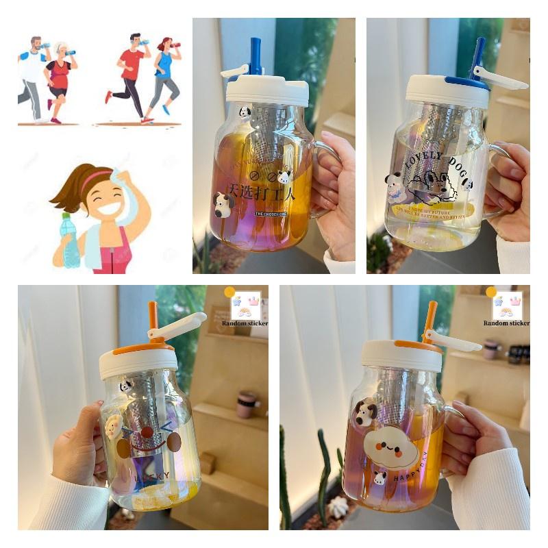 Versatile Glass Mug For All Occasions High Temperature Resistance Sealed Lid Suitable For Gifting