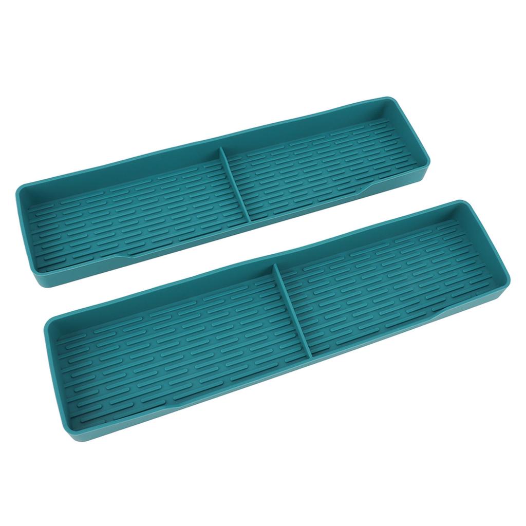 2 шт. Полка для плиты Силиконовая Магнитная Защита от протечек Противоскользящая Полка для верха духовки Органайзер для специй