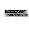 Interior Stickers 2PCS Car Rear View Mirror Side Stripe Badge 3D Sticker Car Styling For Lexus CT200H ES250 ES300H IS250 IS200 GRJ6 