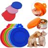Soft Pet Food Canned Lid Cartoon 3 in 1 Cat Can  Lid Dog Food Scoop Silicone Pet Can Lid Set  Pet