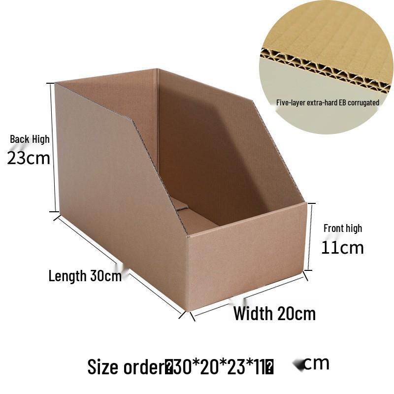 Пятислойный сверхпрочный органайзер для хранения с наклонными отделениями, идеально подходящий для склада или супермаркета.