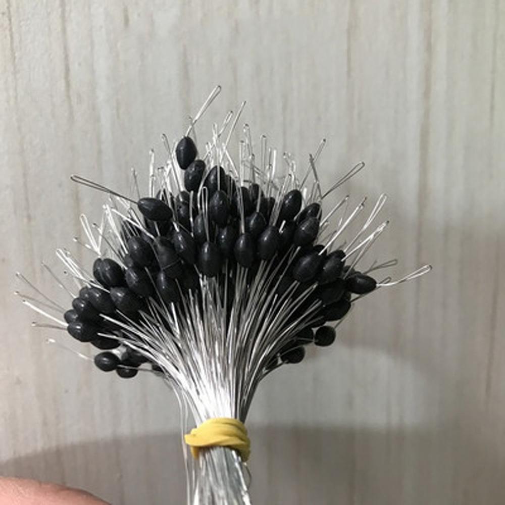 Fishing Connector Transparent Cylindrical Fishing Bobber Space Bean Silicone Fishing Floater