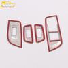 19 S4 Glass Lift Decorative Panel & Window Lift Armrest Frame Sticker Accessories
